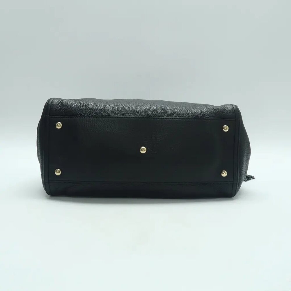 GUCCI Soho Black Leather Tote 818-041825 - Picture 5 of 12